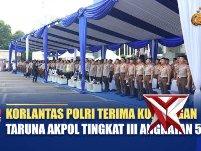 KORLANTAS POLRI TERIMA KUNJUNGAN TARUNA AKPOL TINGKAT III ANGKATAN 58 | NTMC POLRI