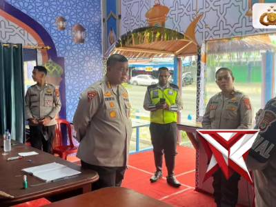 Supervisi ops ketupat Mansinam 2026 oleh biro ops Polda Papua Barat di Polresta Manokwari
