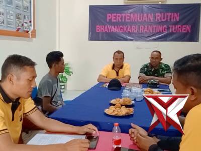 Bersama Muspika Kapolsek Turen Polres Malang Melaksanakan Rapat Koordinasi