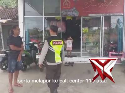 Anggota Polsek Pagak laksanakan dialogis bersama warga dan berikan himbauan kamtibmas