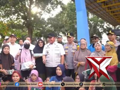 POLDA SUMSEL GELAR PROGRAM BELIDA DI KABUPATEN OGAN ILIR DUKUNG GERAMAN INDONESIA ASRU