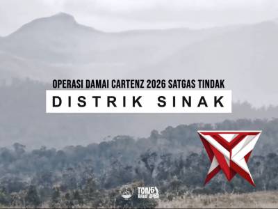 Operasi Damai Cartenz 2026 Satgas Tindak Distrik Sinak