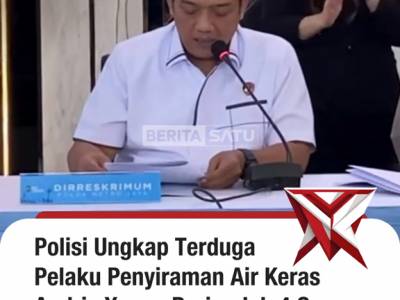 Press realese kasus penyiraman air keras aktivis kontras
