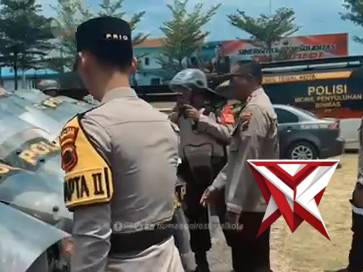 Asistensi Ditsamapta Polda Jateng di Polres Tegal Kota