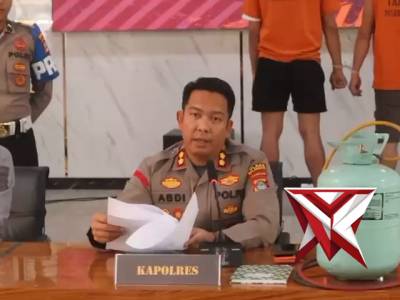 Konferensi Pers Pengungkapan Kasus Penipuan