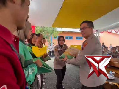 Polda Jateng dan Bulog Gelar Kick Off Gerakan Pangan Murah di Purbalingga