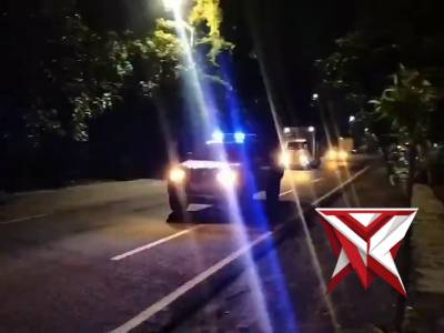 Berikan Rasa Aman Kepada Masyarakat, Polsek Balen Melaksanakan Patroli Malam