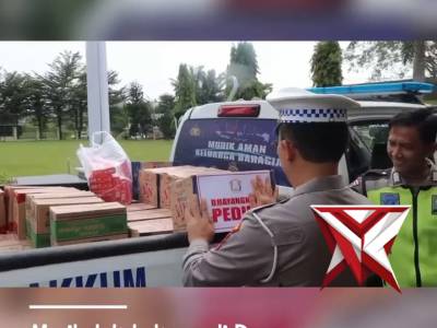 Polres Ogan ilir laksanakan pembagian bantuan bencana