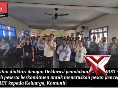 Densus 88 Berikan Sosialisasi Pencegahan Paham IRET kepada Guru dan Siswa SMK PGRI 1 Denpasar
