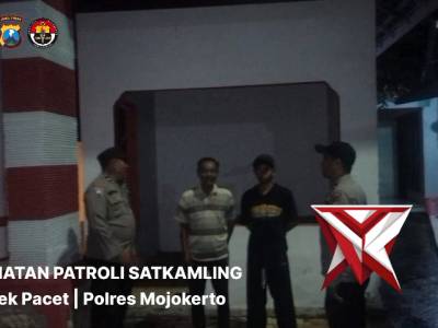 Kegiatan patroli Satkamling