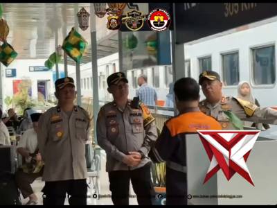 Pastikan Kelancaran Mudik, Kapolres Lubuk Linggau Cek Langsung Kesiapan Pos Pengamanan Operasi Ketup