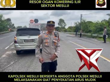 KAPOLSEK MESUJI POLRES OKI MEMBERIKAN HIMBAUAN KEPADA PARA PEMUDIK DAN PENYEKATAN TERHADAP TRUCK