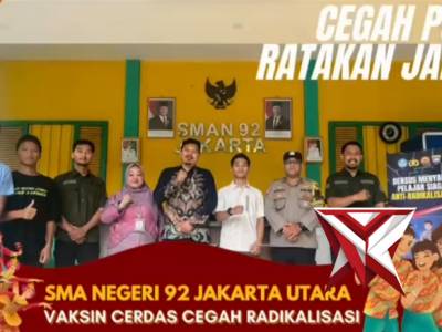 Densus Menyapa Pelajar Jakarta, 90 SMA Diberi Edukasi Anti Radikalisme