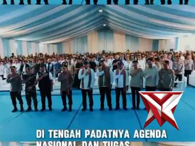 Kapolri Pimpin Tanam Raya Jagung Kuartal I 2026 di Ogan Ilir