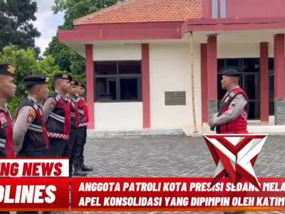 Guna Menjaga Ketertiban Masyarakat Patroli Perintis Presisi Melaksanakan Patroli Kota