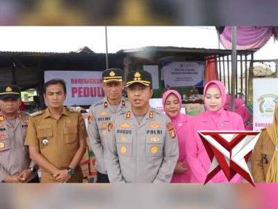 Wujud kepedulian nyata ditunjukkan melalui sinergi antara Polres Ogan Ilir, Bhayangkari, dan Baznas