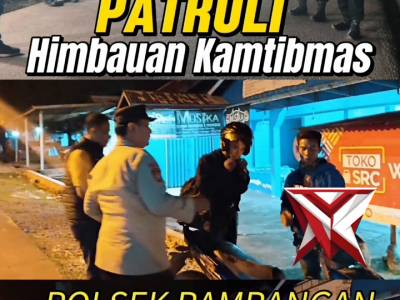 POLSEK PAMPANGAN HIMBAUAN KAMTIBMAS - PoliceTube