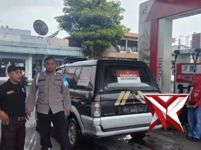 Patroli siang di SPBU Sukoraharjo - PoliceTube