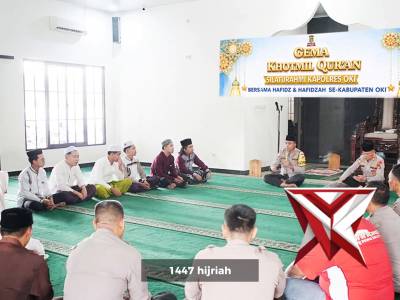 GEMA KHOTMIL QUR&rsquo;AN & SILATURAHMI POLRES OKI