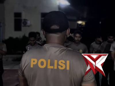 Apel & olahraga malam sat samapta polres maluku barat daya