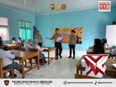 Sosialisasi penerimaan polri