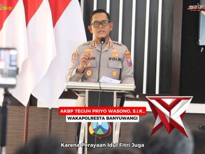 Persiapan Operasi Ketupat 2026: Wakapolresta Banyuwangi Pimpin Rakor Lintas Sektoral