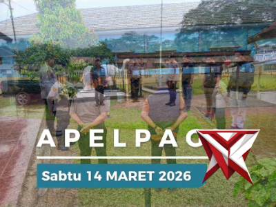 Apel pagi polsek pampangan