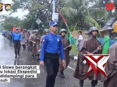 Ekspedisi Darat Tahap II Siswa Diktuk Bintara Polri T.A. 2025