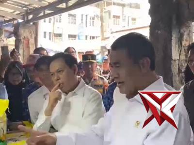 Kapolda Bengkulu Dampingi Kunjungan Kerja Menteri Pertanian dan Ketua DPD RI di Pasar Panorama