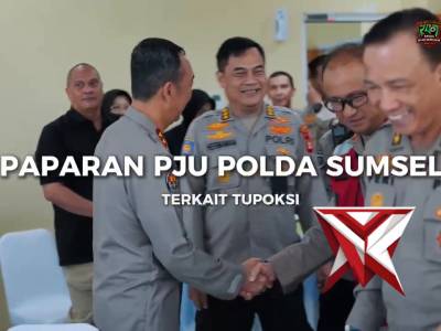 Kapolda sumatera selatan paparan pju polda sumsel