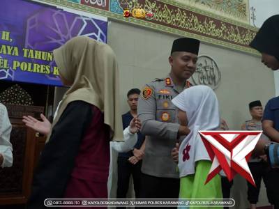 Doa Bersama Kapolres Karawang bersama Persoil Jelang Ops Ketupat Lodaya 2026