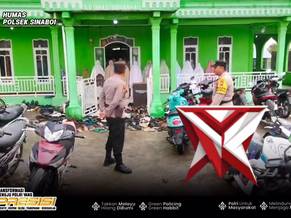 patroli dan pengamanan sholat idul fitri oleh polsek sinaboi