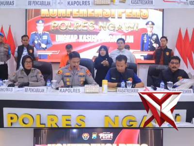 KONFERENSI PERS UNGKAP KASUS PENCABULAN