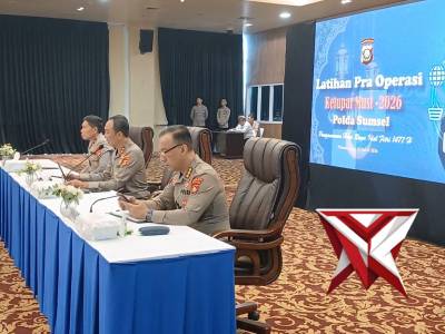 Giat Pembukaan Latihan Pra Operasi Ketupat Musi 2026