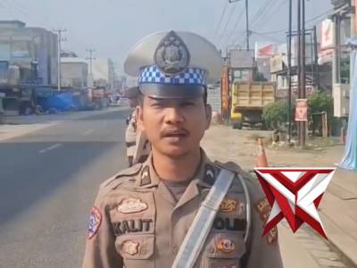 Live Report Sat Lantas Polres Indragiri Hulu Di Simpang Danau Raja