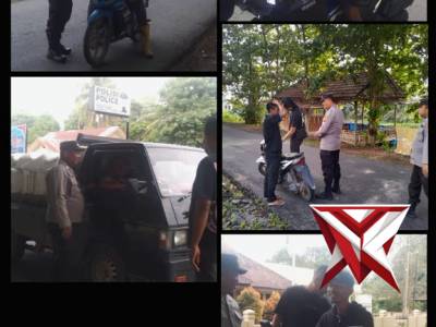 Kapolsek dan Anggota Samapta serta Anggota Reskrim laksanakan giat KRYD