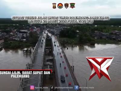 Situasi arus balik pada jalintim muba aman lancar terkendali