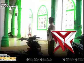 patroli dan pengamanan sholat tarawih oleh polsek sinaboi