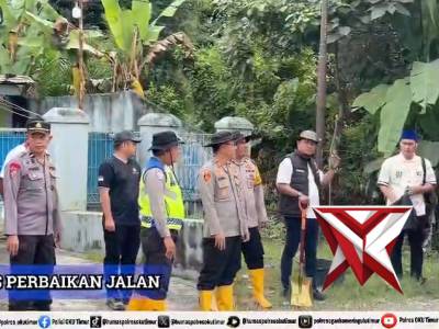 Gerakan Indonesia Asri (Aman,Sehat,Resik,Indah) Belida Polres OKU Timur.