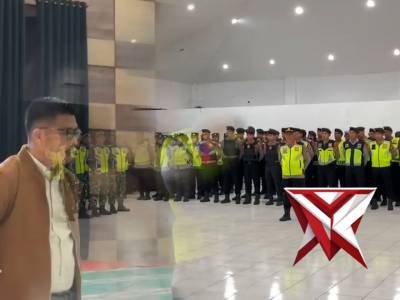 Polres Magetan melaksanakan siaga malam takbir