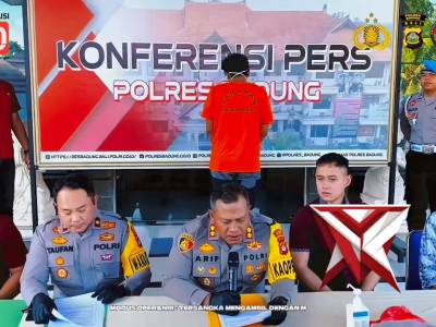 Press Release Kasus Pencurian Yang Diungkap Reskrim Polres Badung