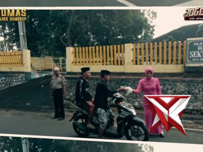 Berbagi takjil polsek rubaru dan bhayangkari di kec. Rubaru