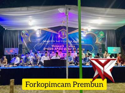 Forkopimcam Prembun menghadiri Manaqib Qubro Syaikh Abdul Qodir Al Jilani