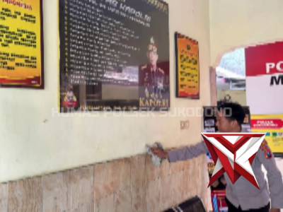 Giat Gerakan Nasional Indonesia Asri di Mapolsek Sukodono