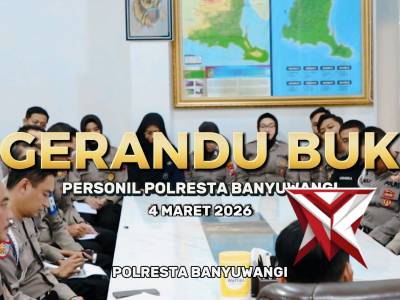 Kegiatan Ngerandu Buko Kapolresta Banyuwangi Bersama Personel