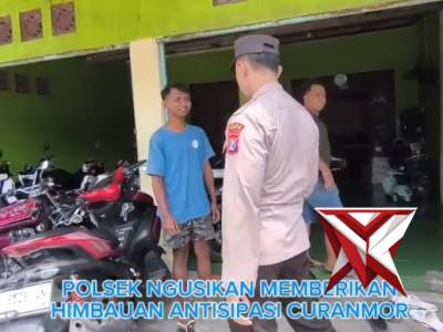 POLSEK NGUSIKAN HIMBAU WARGA WASPADA CURANMOR - PoliceTube
