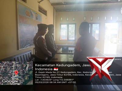 GIAT BINROHTAL ZOOM METING POLSEK KEDUNGADEM