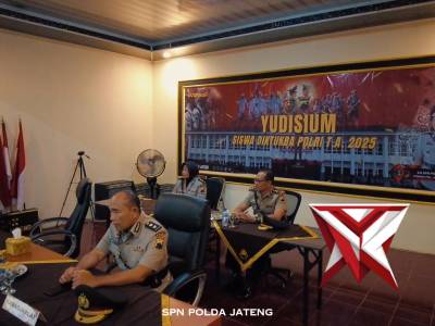 Giat Yudisium Siswa Diktukba Tahun 2025 SPN Polda Jateng