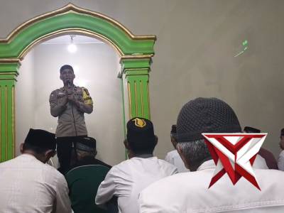 Safari Ramadhan di Mushola An-Nasuha, Bhabinkamtibmas Tegal Rejo Sampaikan Pesan Kamtibmas