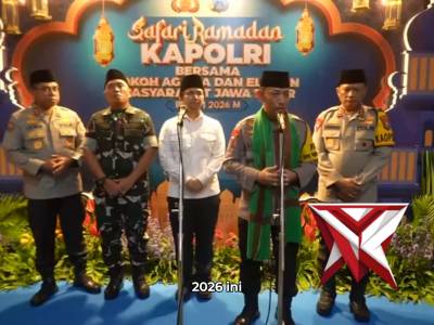 Dalam rangkaian Safari Ramadan di Jawa Timur, Sabtu (15/3). Kapolri Jenderal Polisi Drs. Listyo Sigi
